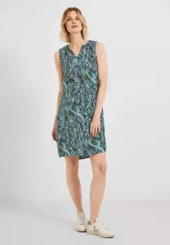 Летнее платье Cecil из вискозы, хаки