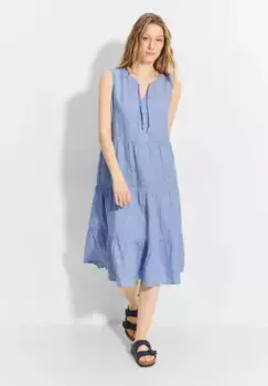 Летнее платье Cecil, мягкое и удобное в носке, цвет Linen Chambray Blue