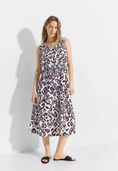 Летнее платье Cecil, мягкое и удобное в носке, белый