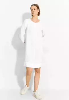 Летнее платье Cecil, однотонное, белый