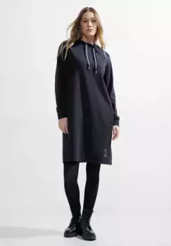 Летнее платье Cecil, однотонное, синий