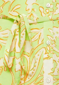 Летнее платье Clavel Mango, салатовый