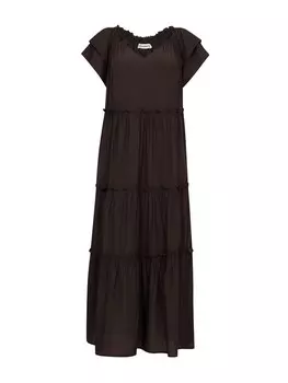 Летнее платье co'couture New Sunrise, коричневый