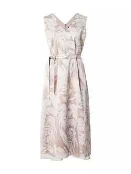 Летнее платье COMMA, бежевый