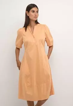 Летнее платье Cuantoinett Ss Placket Culture, оранжевыйовое