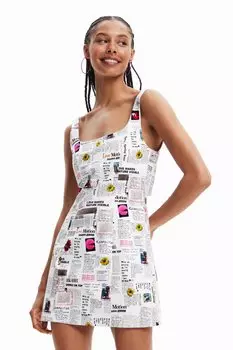 Летнее платье Desigual, белый