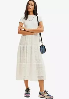 Летнее платье Desigual, белый