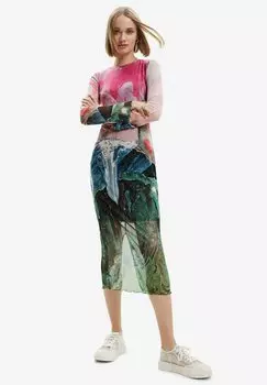 Летнее платье Desigual, красный