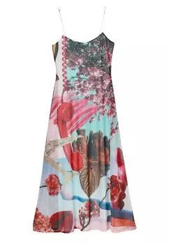 Летнее платье Desigual, разноцветный