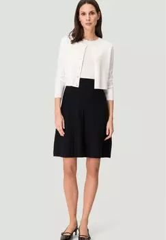 Летнее платье длиной до колена с рюшами для женщин zero, цвет Whiteblack