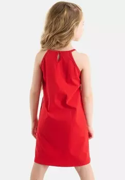 Летнее платье DRESS Denokids, красный