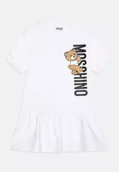 Летнее платье Dress MOSCHINO, цвет bianco ottico