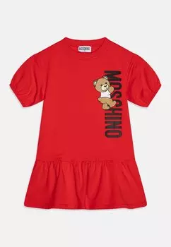 Летнее платье Dress MOSCHINO, цвет poppy red