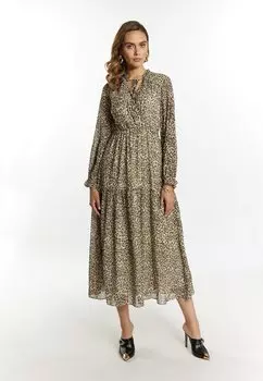 Летнее платье faina, бежевый
