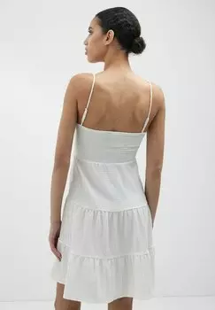 Летнее платье Fascia Punto Smock Calliope, белое