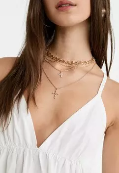 Летнее платье Flowing Stradivarius, белое