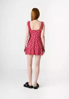 Летнее платье Flutter Mini Skort Hollister Co., разноцветное