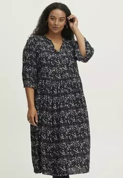 Летнее платье Fransa, серый деним