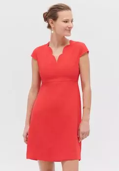 Летнее платье French Brand Fashion Elegant Modern Strukturie Caroll, румяна