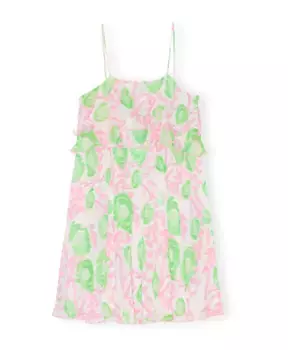 Летнее платье Ganni, розовый