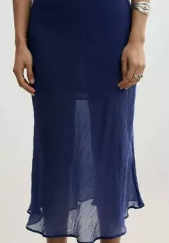 Летнее платье GRACY Mango, темно-синий