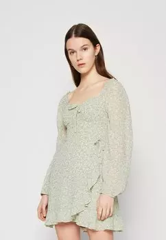 Летнее платье Hollister Co., зеленый