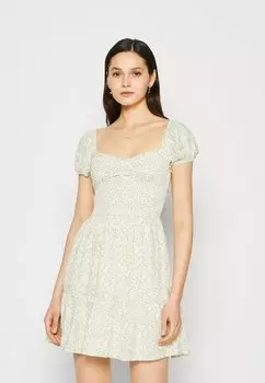 Летнее платье Hollister Co., зеленый