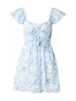 Летнее платье HOLLISTER, светло-синий
