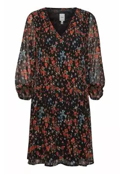 Летнее платье ICHI, черный