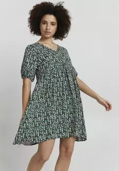 Летнее платье ICHI, зеленый