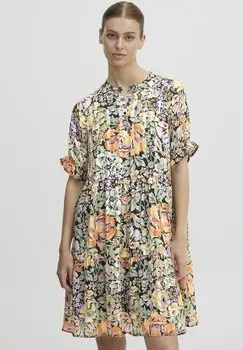 Летнее платье ICHI, зеленый