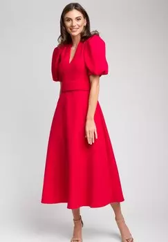 Летнее платье ICON Swing Fashion, красный