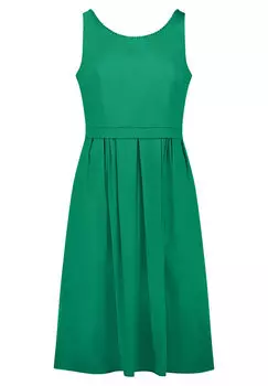Летнее платье из фантазийной пряжи. Vera Mont, зеленый