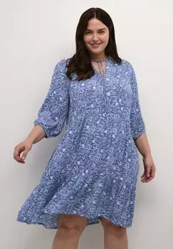 Летнее платье Kaffe Curve, синий