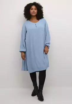 Летнее платье Kcwilina Kaffe Curve, цвет faded denim