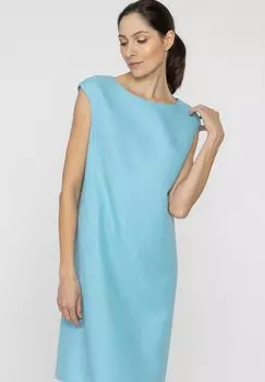 Летнее платье KLASYCZNA Deni Cler Milano, бирюзовый