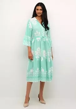 Летнее платье Koren Cream, бирюзовый