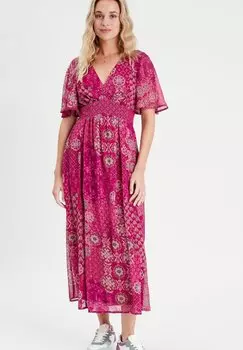 Летнее платье Langes Ausgestelltes Cache Cache, розы