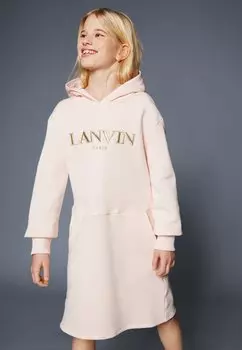 Летнее платье Lanvin, стирано-розовое