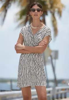 Летнее платье LASCANA, черный