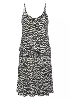 Летнее платье LASCANA, черный