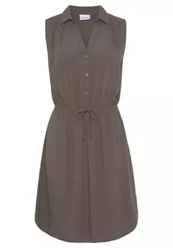 Летнее платье Lascana, коричневый