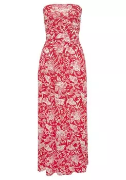 Летнее платье LASCANA, красный