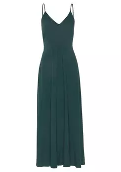 Летнее платье Lascana, зеленый