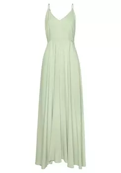 Летнее платье Lascana, зеленый