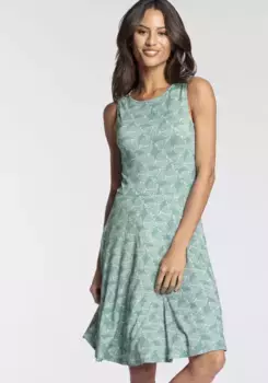 Летнее платье Laura Scott с современным принтом по всей поверхности - НОВАЯ КОЛЛЕКЦИЯ, цвет Mint-Gemustert