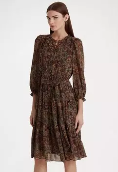 Летнее платье Lauren Ralph Lauren, бордовый