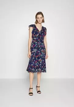 Летнее платье Lauren Ralph Lauren, темно-синий