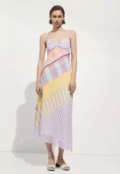 Летнее платье Layla Mango, слоновая кость