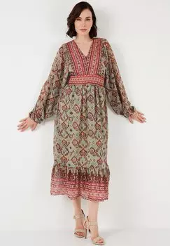 Летнее платье LELA, хаки